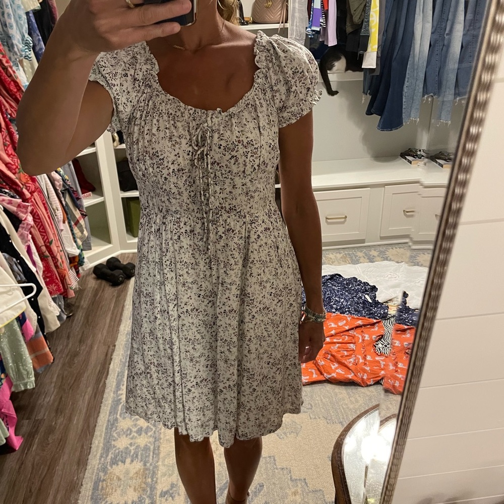 Jcrew size 6 floral dress in like new condition